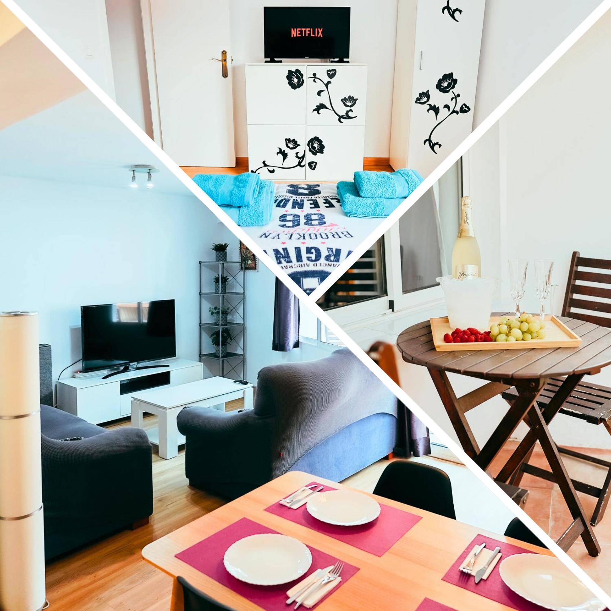 Cabanyal, 8 Min, Terrace, Smart Tv * Valencia